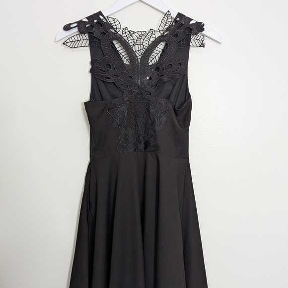 Altard State Dress XS Black Butterfly Back Cutout Sleeveless - Picture 7 of 8